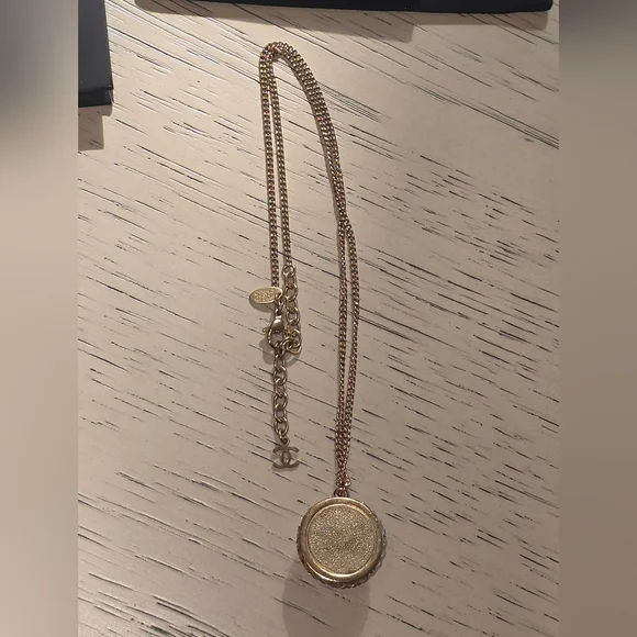 CHANEL Pink CC Confetti Pendant Necklace! - Picture 13 of 14